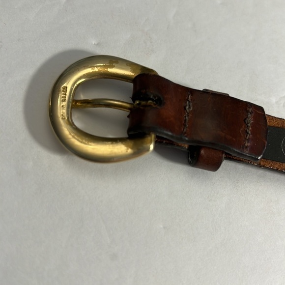 Women’s Bridle Leather Made Dominican Republic Solid Brass Buckle Sailbo… main image 4